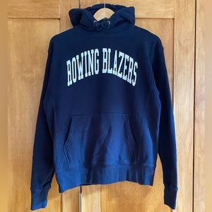 Rowing Blazers Navy Collegiate Hoodie Size S